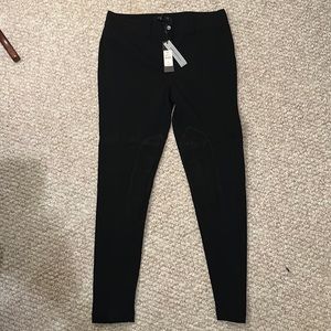 Gorgeous Talbots black jodhpurs with suede detail 6 P